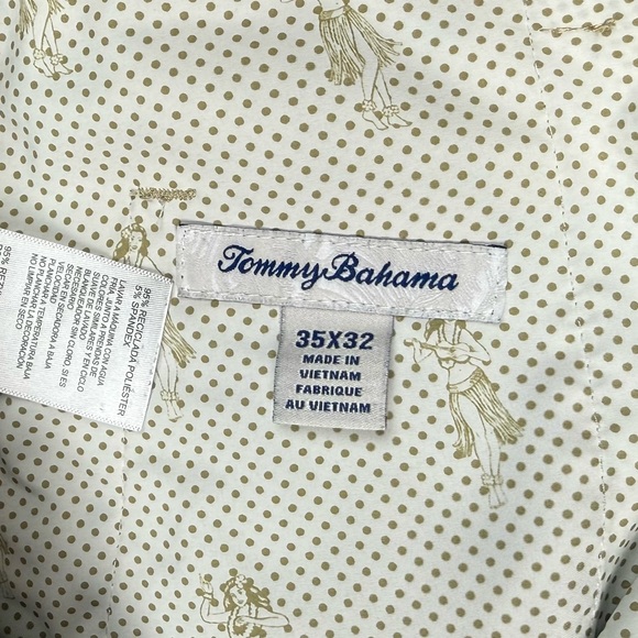 Tommy Bahama Mens IslandZone Golf Pants 35 x 31 Khaki/Tan Tapered Stretch B7 - Picture 3 of 10